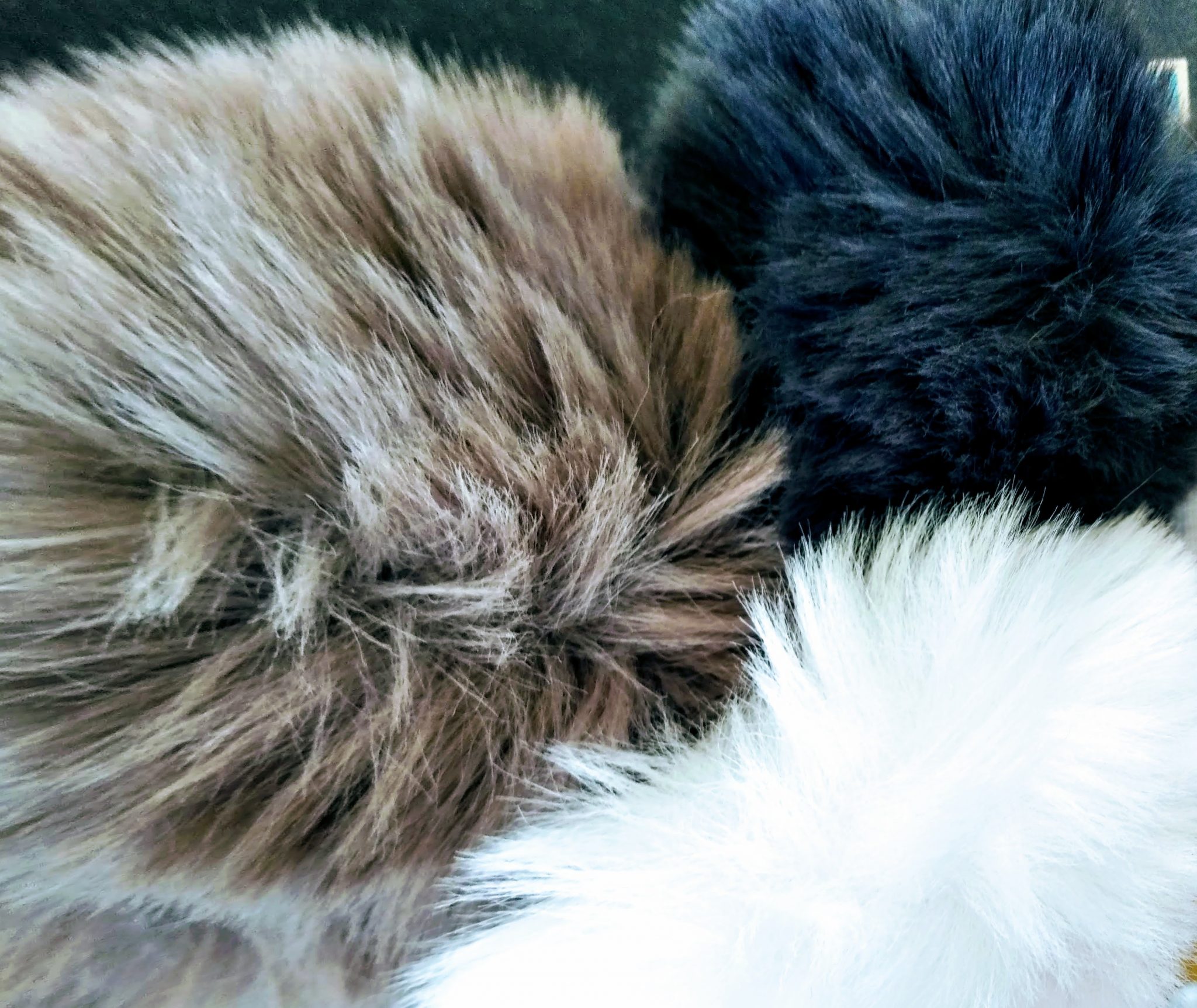 Faux Fur Pom Poms 11cm perfect for hats - Loza Wool Dublin