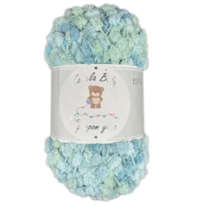 Zarela Baby Mini Pompom 34 Teal Loza Wool Dublin